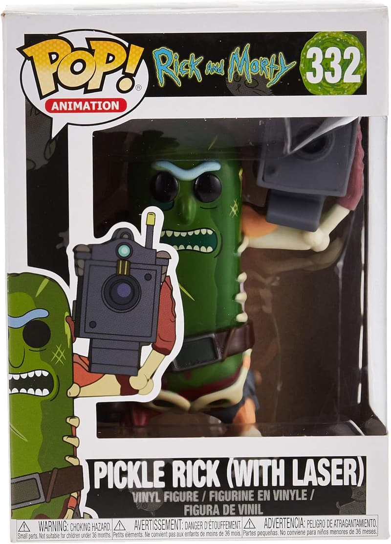Pickle Rick with Laser Collectible Figure from Rick & Morty