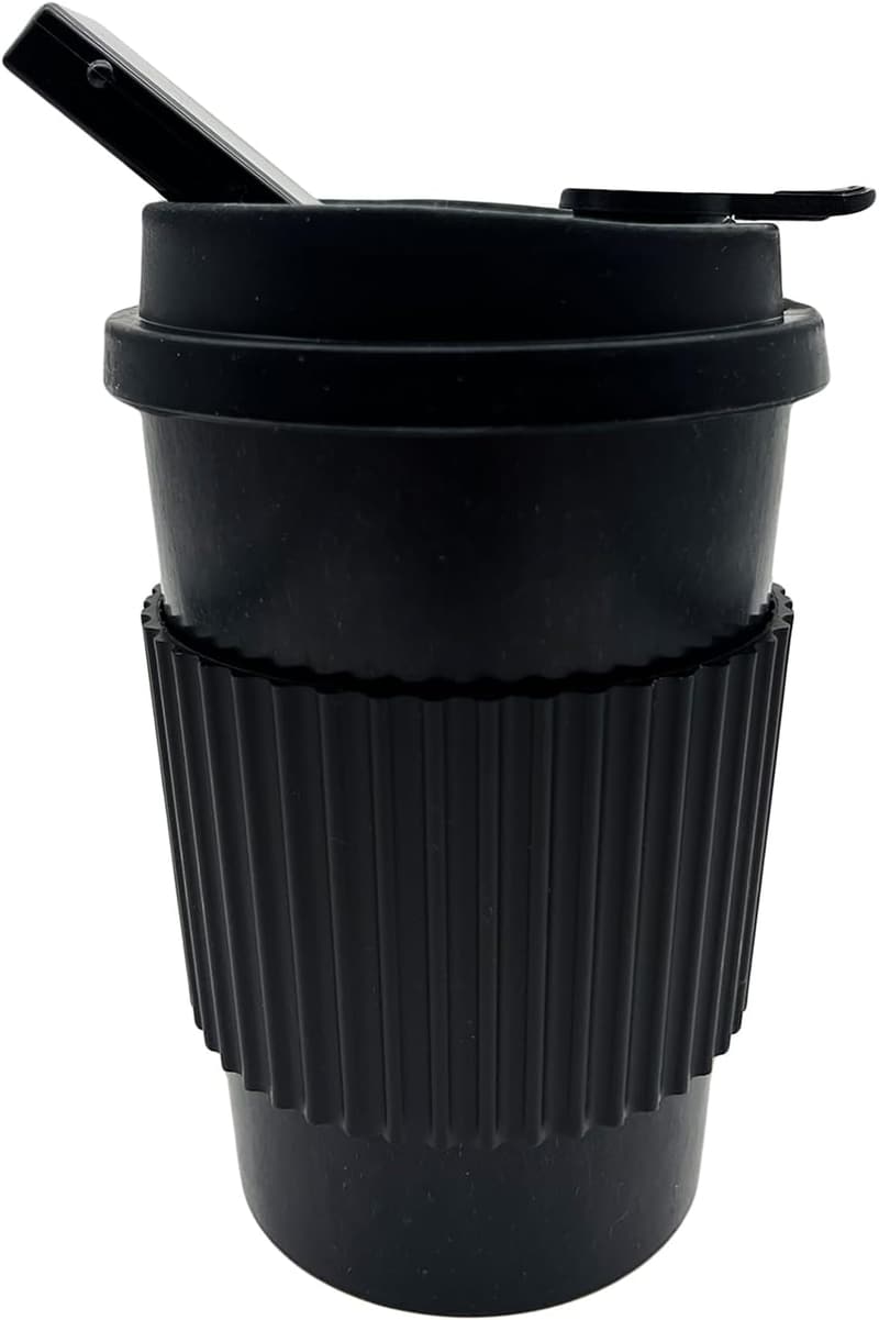 Portable Travel Hookah Set with Silicone Lid (Black)