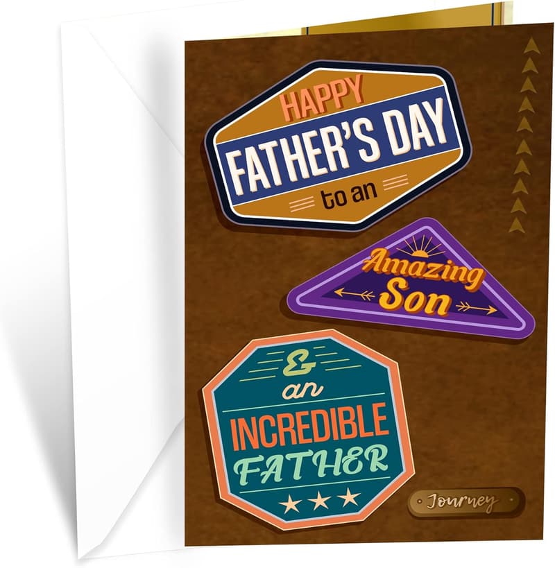 Father's Day Eco-Friendly Card with Premium Envelope, 5x7.75 in.