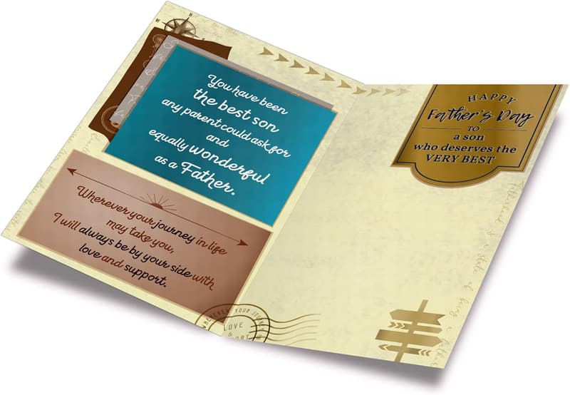 Father's Day Eco-Friendly Card with Premium Envelope, 5x7.75 in.