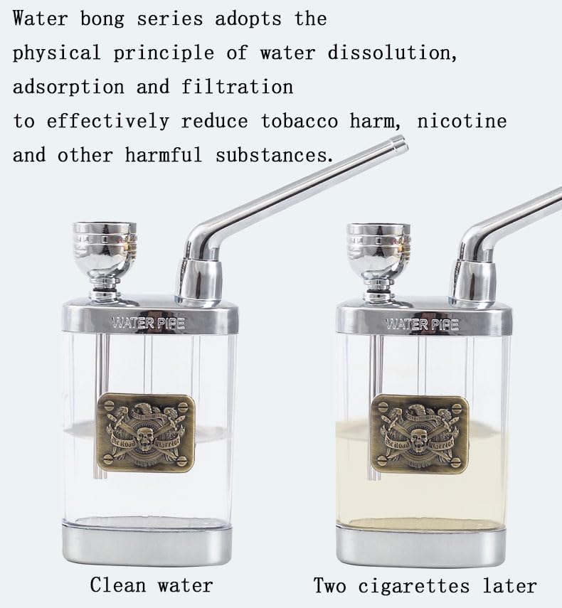 Compact Portable Hookah Set with Mini Bong – Ideal Gift for Him