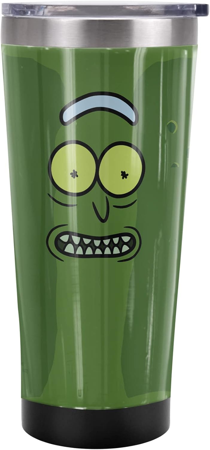 Pickle Rick 20 oz Travel Tumbler - Stainless Steel Insulated