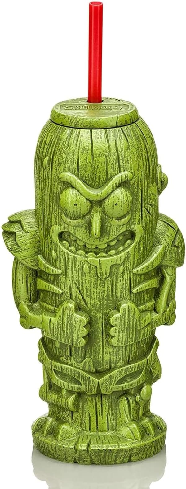Rick and Morty Pickle Rick Plastic Tumbler - 22 Ounce Capacity