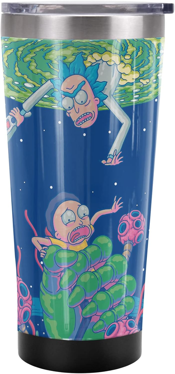 Rick and Morty 20 oz Stainless Steel Travel Tumbler