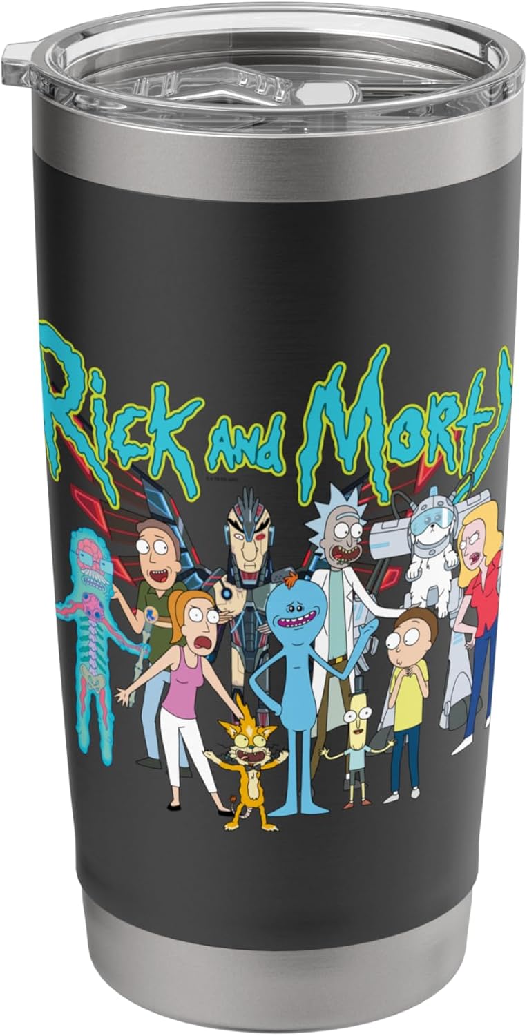 Rick and Morty Insulated Tumbler for Adults