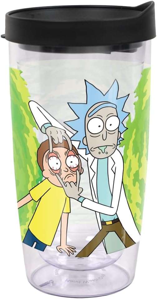 Rick and Morty Portal Double-Walled Travel Tumbler - 16oz