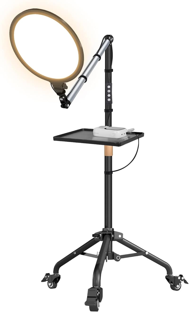 10” Ring Light with Stand & Flexible Arm for Video/Makeup