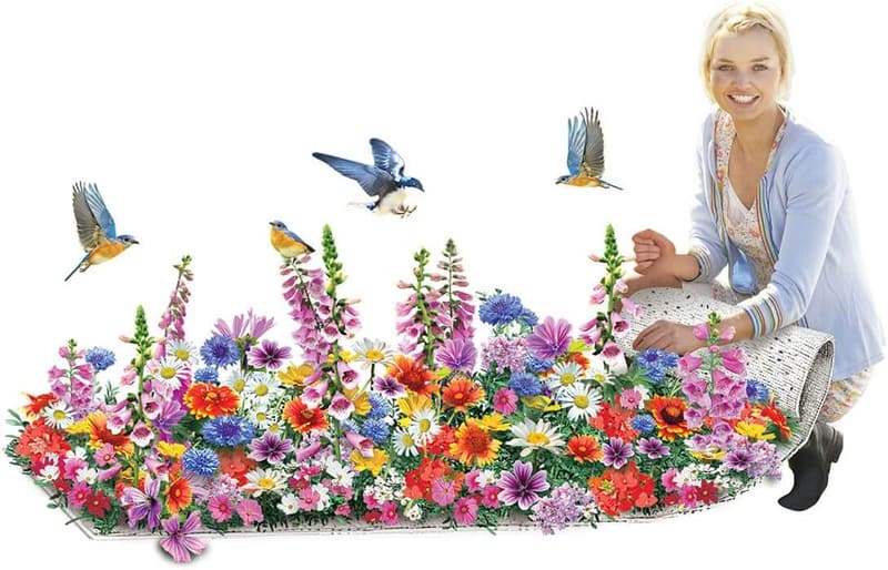 Songbird Flower Roll-Out Seed Mat by Fox Valley Traders