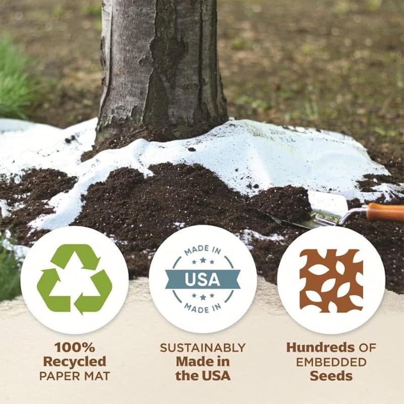 Fragrant Flower Garden Seed Mat - Easy Planting & Growth