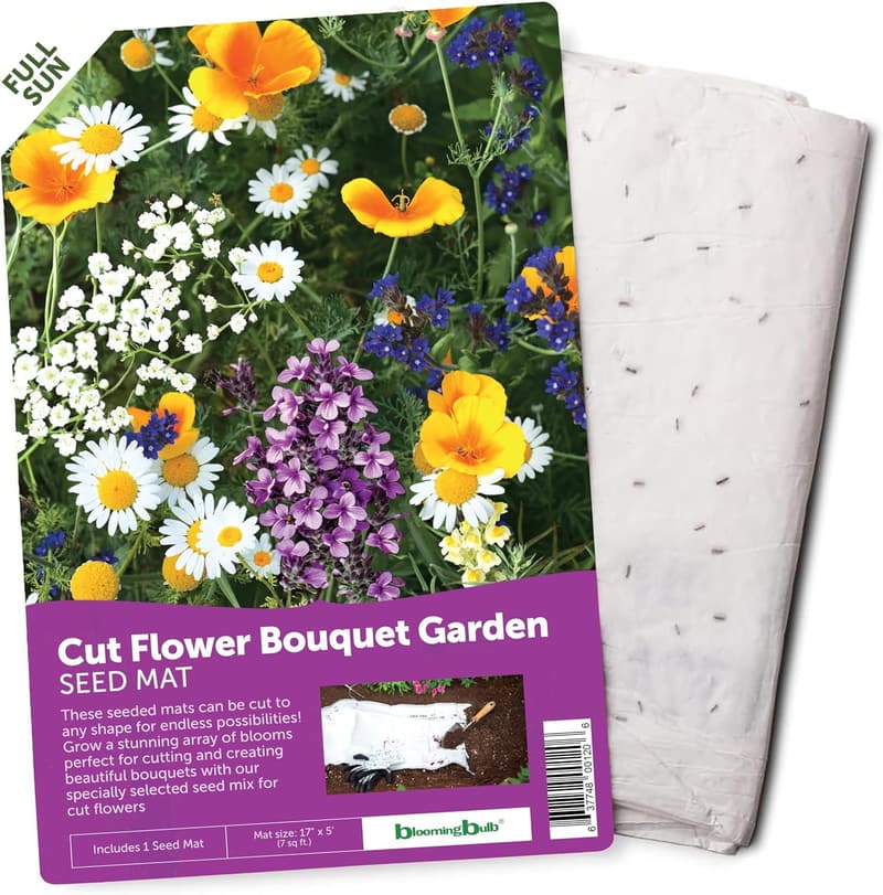 Flower Garden Seed Mat - Easy Planting for Vibrant Blooms