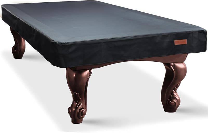 Heavy-Duty Waterproof Pool Table Cover for 6.5 to 9 Ft Tables