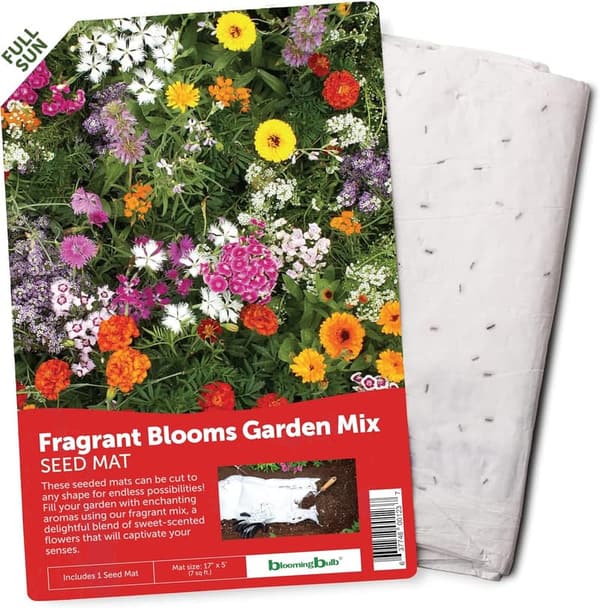 Fragrant Flower Garden Seed Mat - Easy Planting & Growth