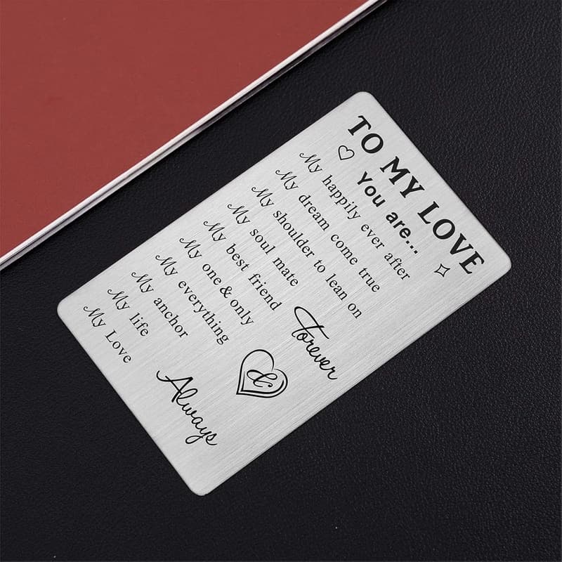 Romantic Anniversary Wallet Card: 10 Reasons I Love You