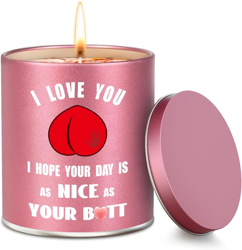 Valentine's Day Unique Scented Candle Gift for Women 9oz