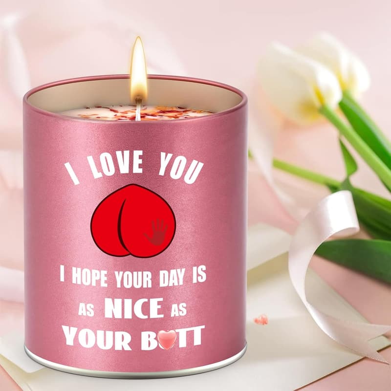 Valentine's Day Unique Scented Candle Gift for Women 9oz