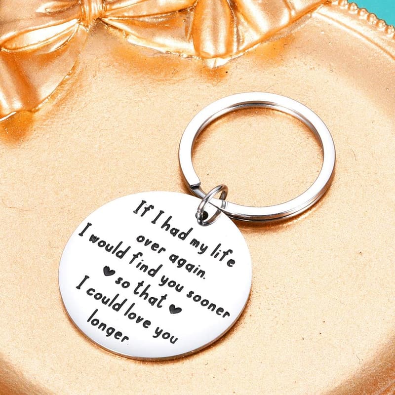 Couples Keychain Gift for Christmas or Valentine's Day