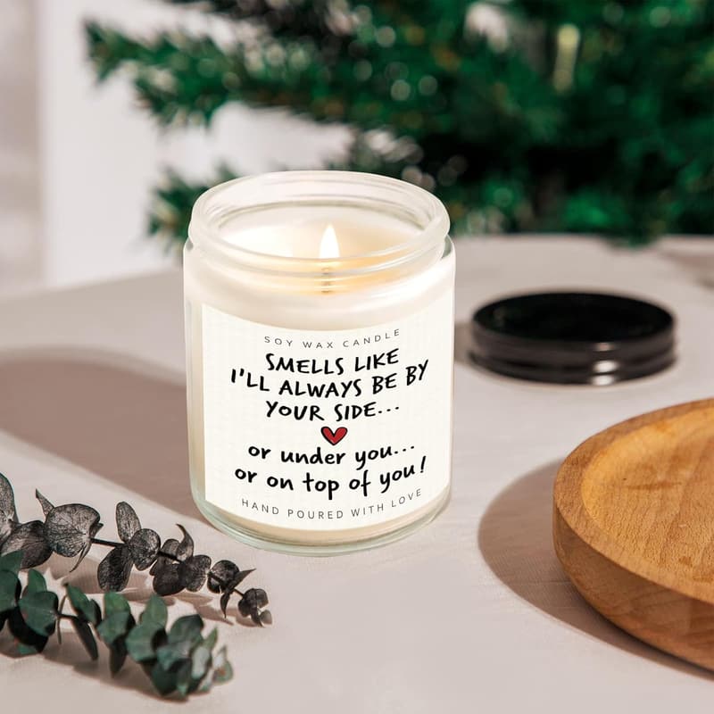 Lavender Scented Candle - Romantic Gift for Couples