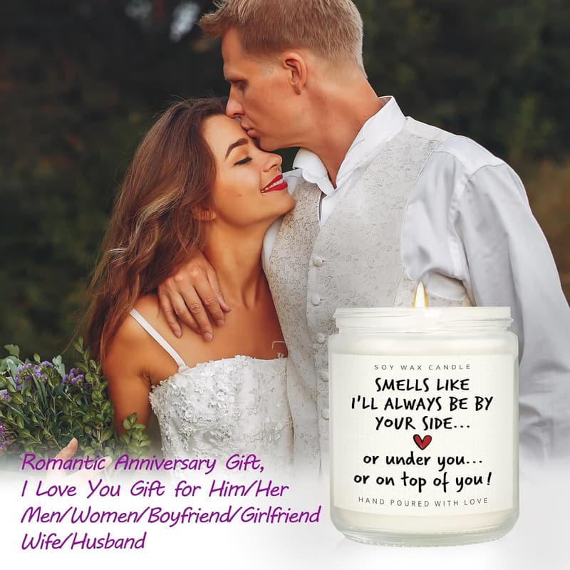 Lavender Scented Candle - Romantic Gift for Couples