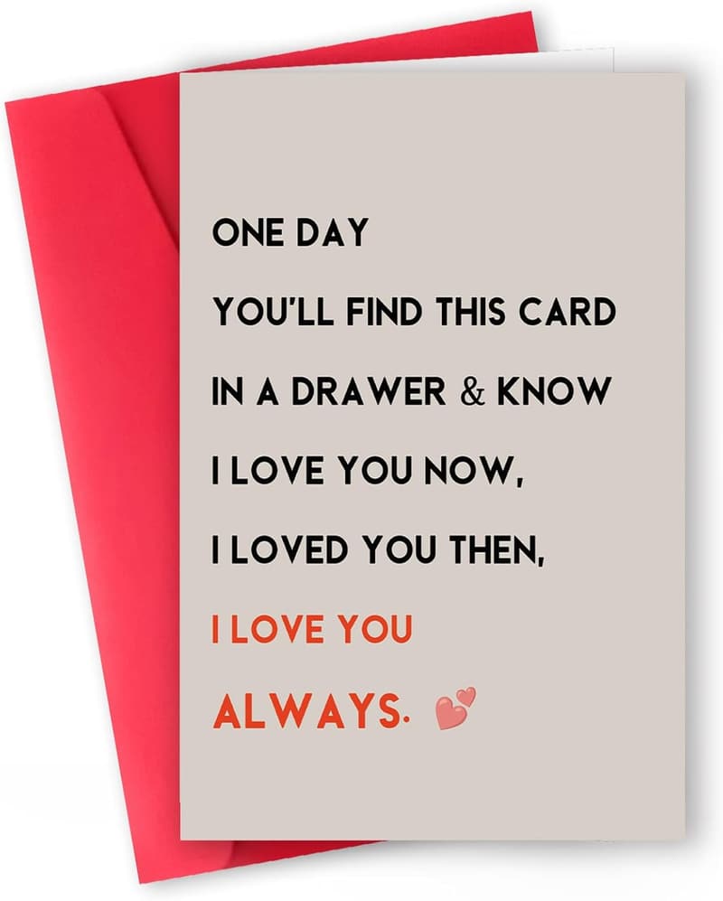 Anniversary Card & Gifts for Him, I Love You Always