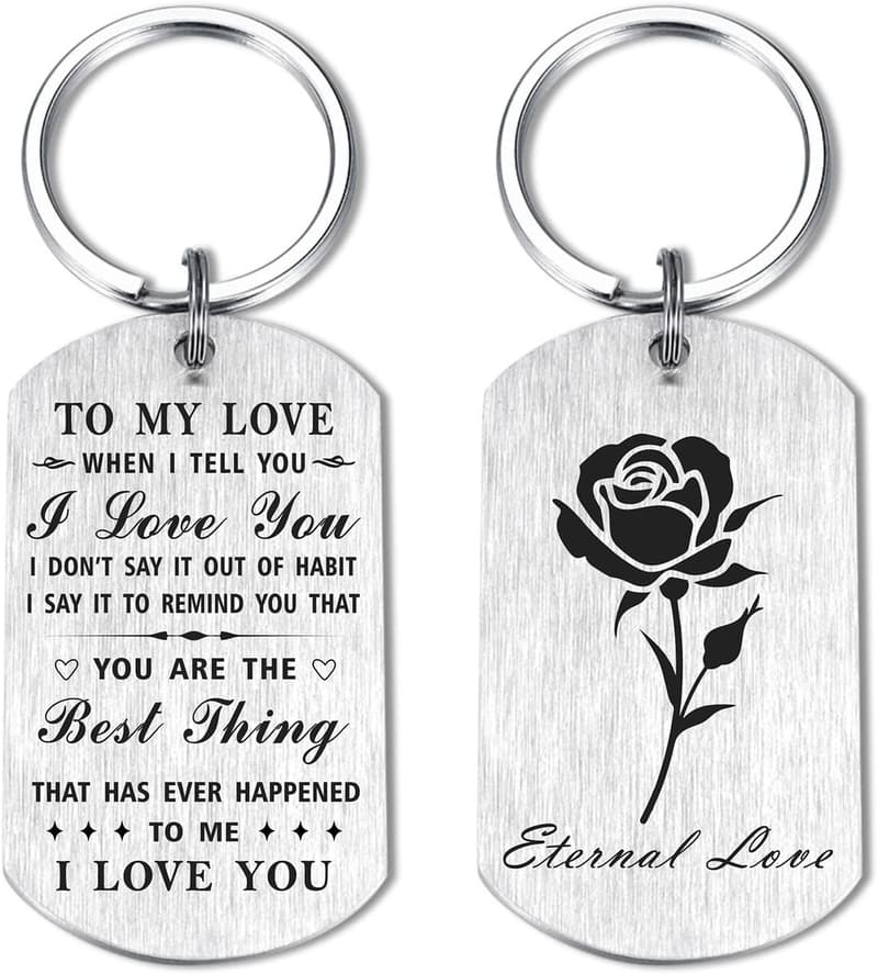 Girlfriend Graduation Keychain Gift for Birthday & Anniversary