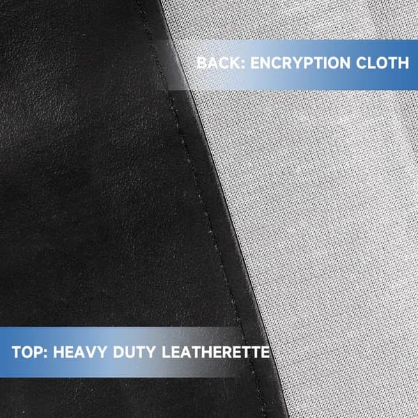 Heavy-Duty Waterproof Leatherette Billiard Table Cover, 7'/8'/9'
