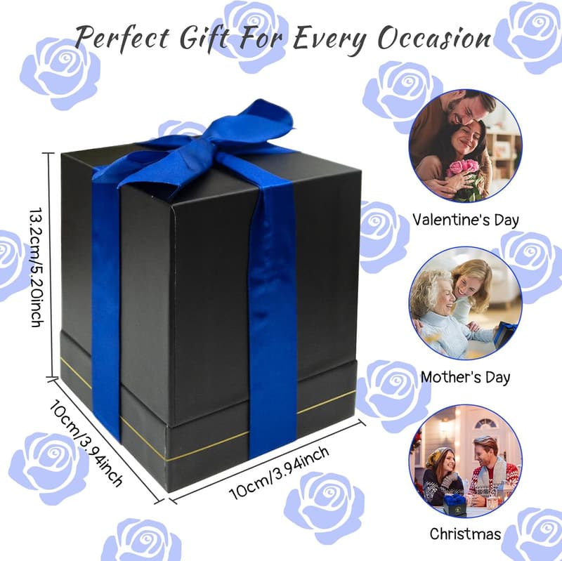 Eternal Love Fresh Preserved Roses in Box for Her – Birthday Gift