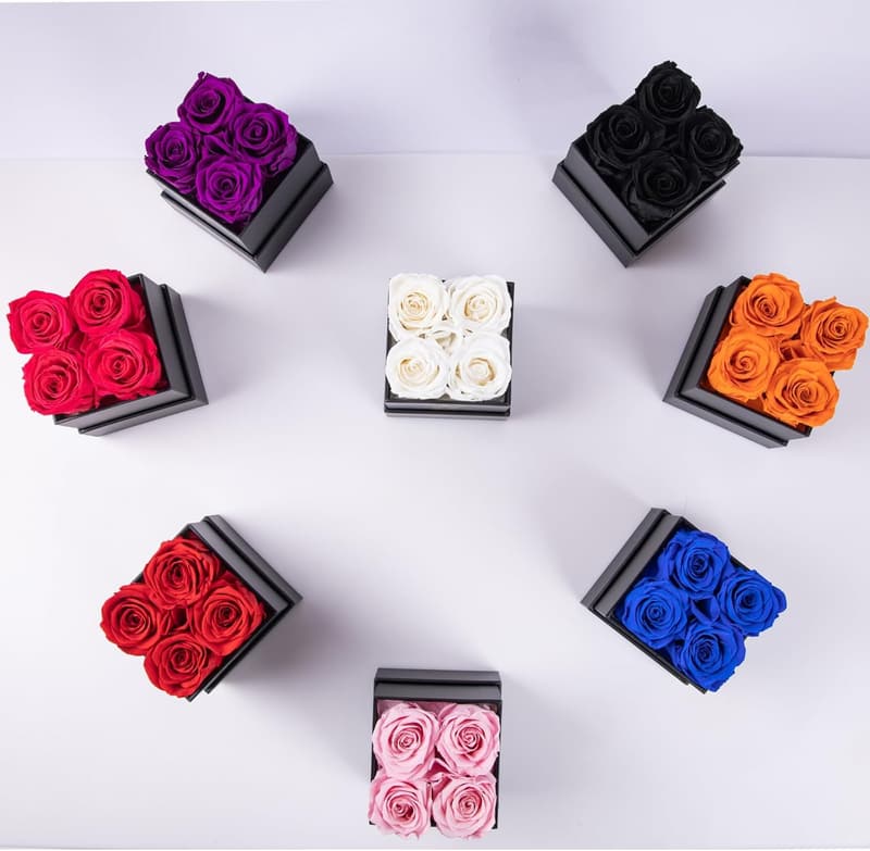 Mother's Day Preserved Roses Gift Box for Women & Men