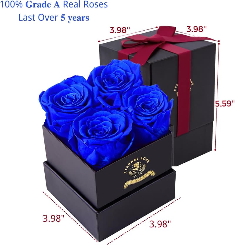 Mother's Day Preserved Roses Gift Box for Women & Men
