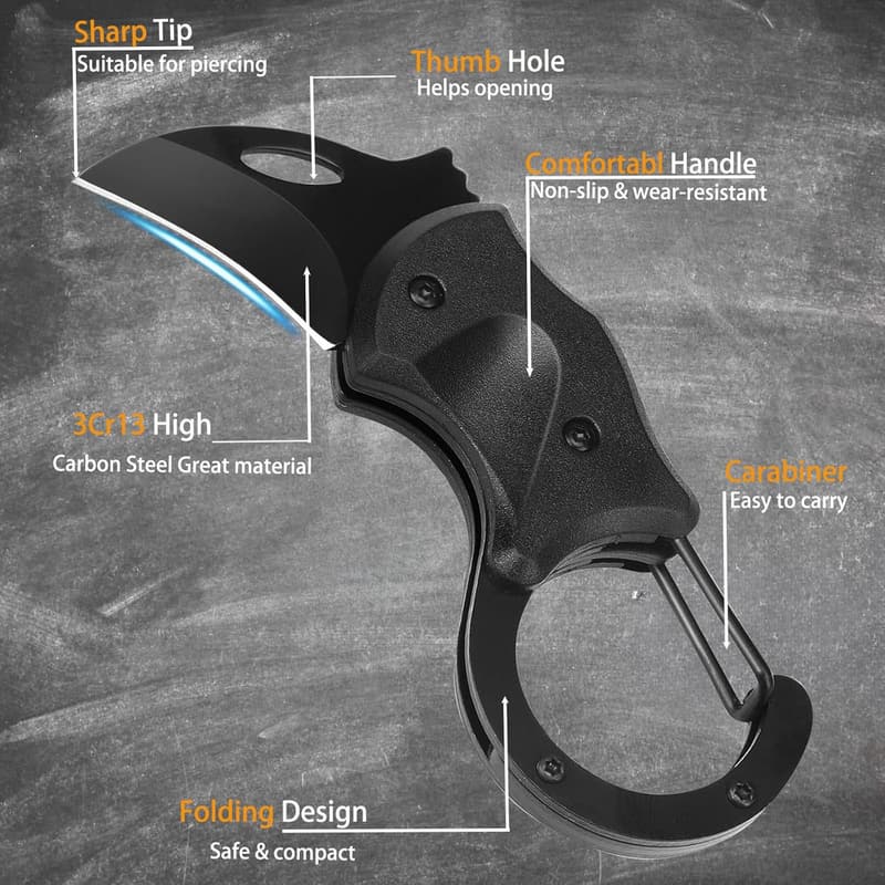 Everyday Carry Pocket Knife for Men - 1.34-Inch Blade