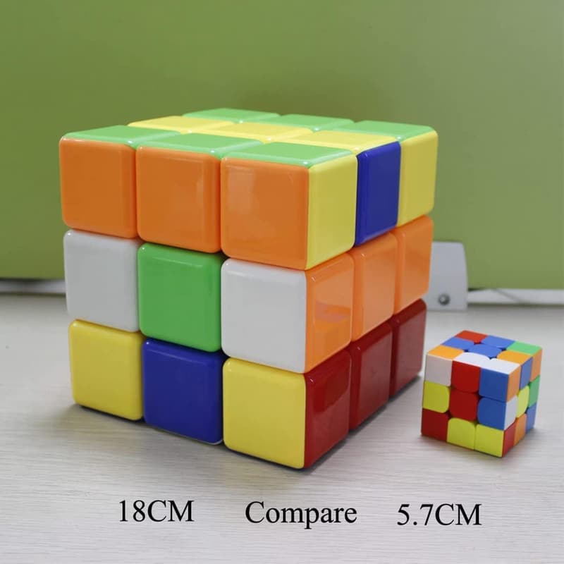 3x3 Speed Cube Puzzle - 18CM Color-Matching Fidget Toy