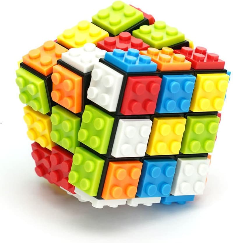 3x3 Speed Cube Puzzle - Sturdy Sensory Toy for All Ages