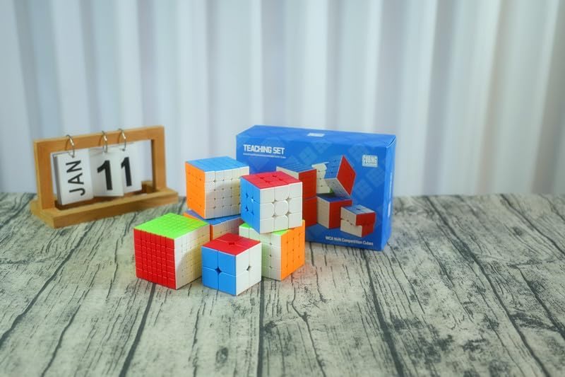 Speed Cube Set Gift Box - Moyu MFJS 2x2 to 7x7 Magic Cubes