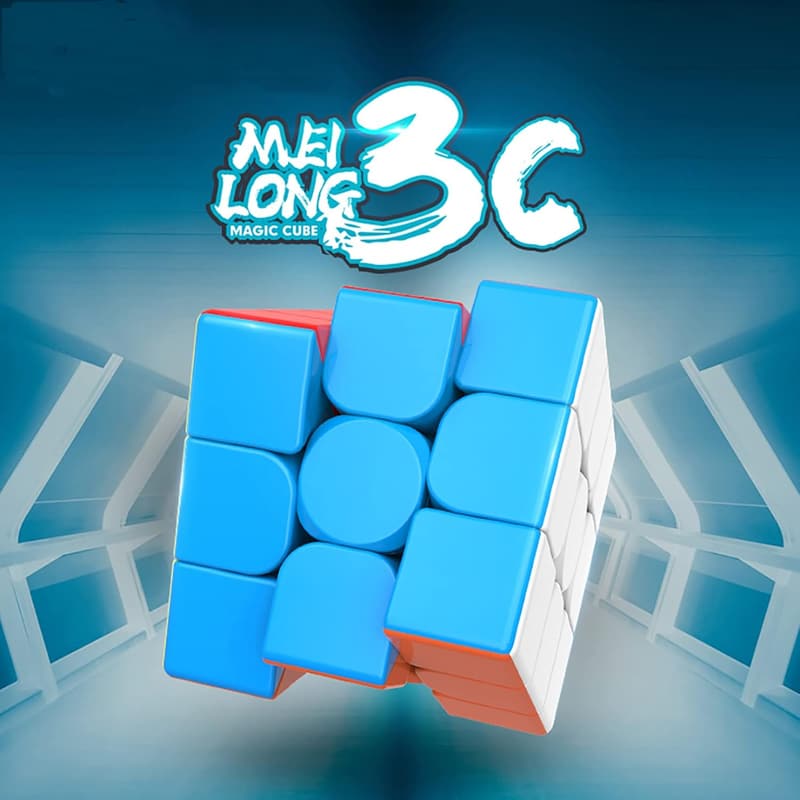 Educational 3x3 Speed Cube Puzzle for Kids - Smooth Turning, Stickerless