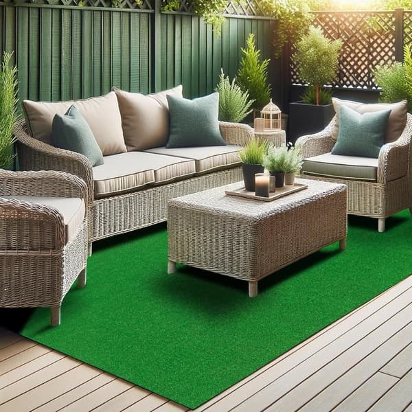 Faux Grass Rug - 7'10