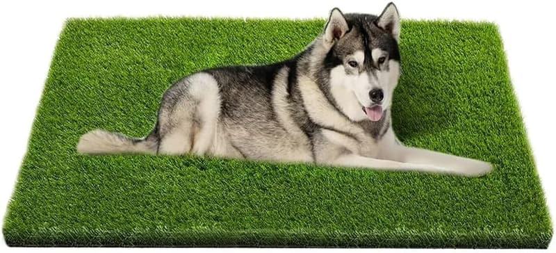 Dog Potty Training Grass Mat - Easy-Clean Turf Rug (47.3x31.5 in)