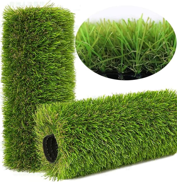 4FT x 10FT Faux Grass Rug for Indoor/Outdoor Use