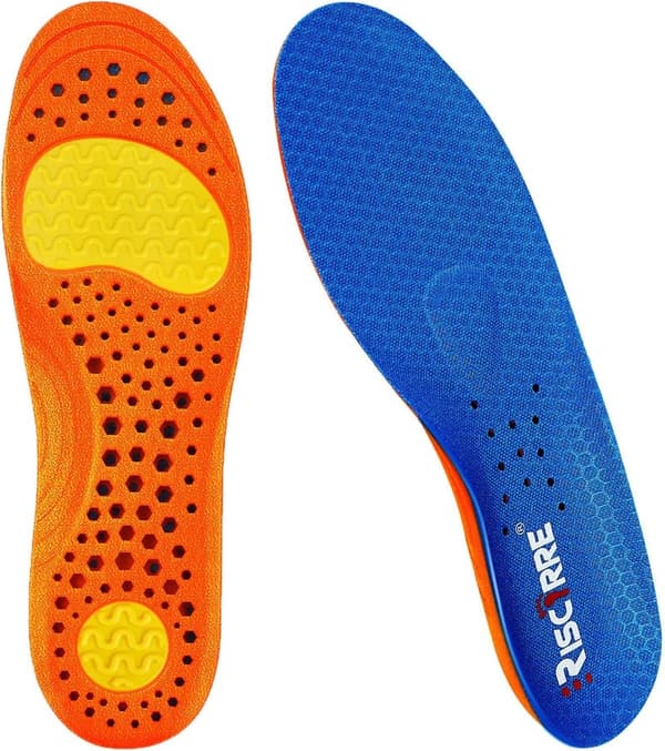 Breathable Sports Insoles for Men & Women - Shock Absorption Comfort