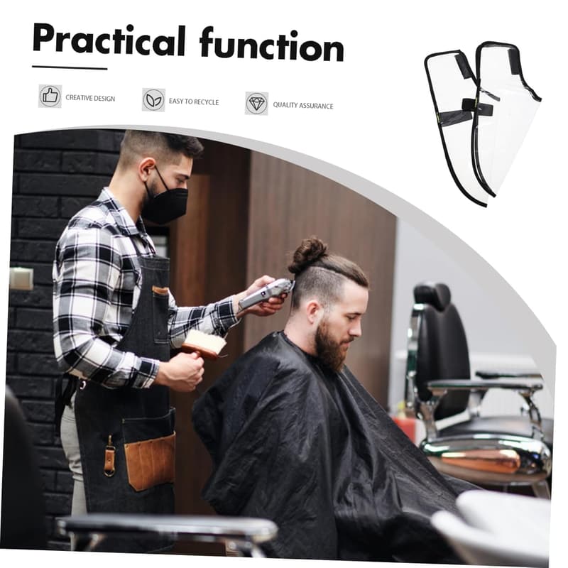Haircut Protection Covers for Stylists - Reusable PVC, Breathable