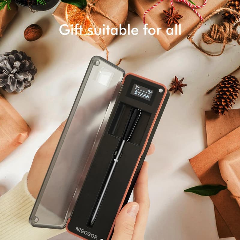 Bluetooth Meat Thermometer with Thin Probe for BBQ & Grilling