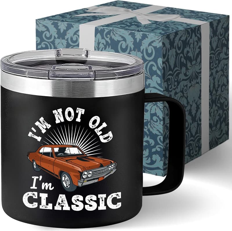 Classic Humor Tumbler for Dad - 14oz Stainless Steel Mug
