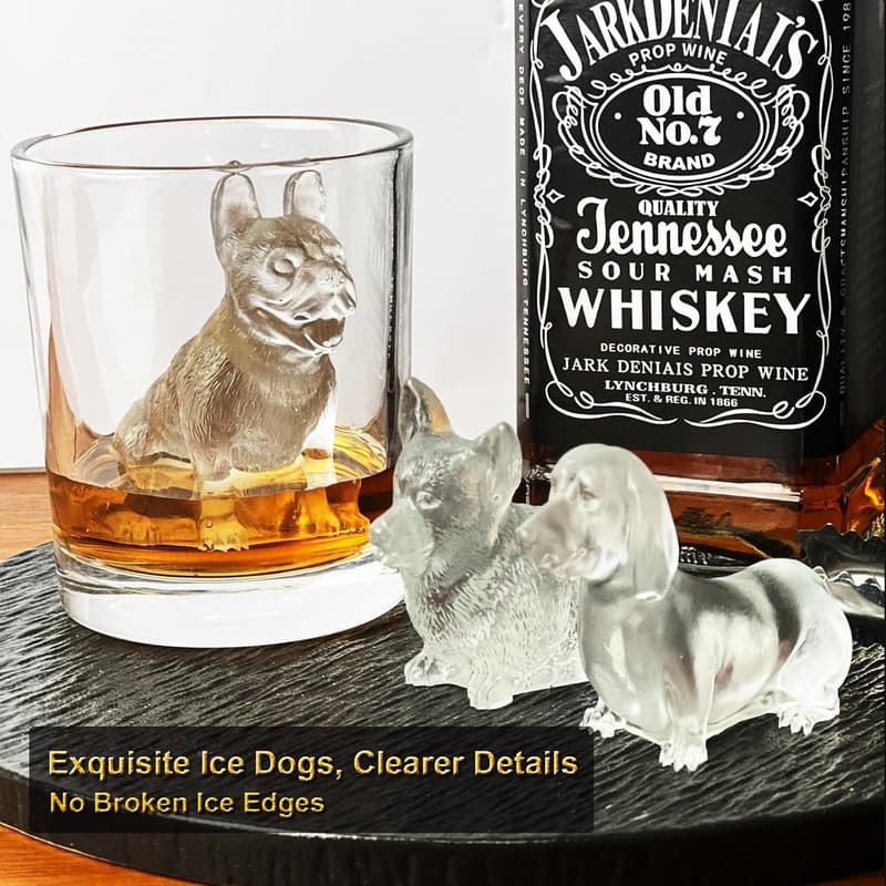 Corgi Ice Cube Molds - Fun Drink Tray for Dog Lovers (2 Pack)