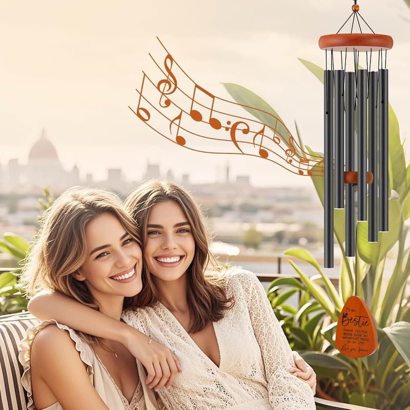 Unique 32-inch Wind Chimes for Women’s Birthday Decor
