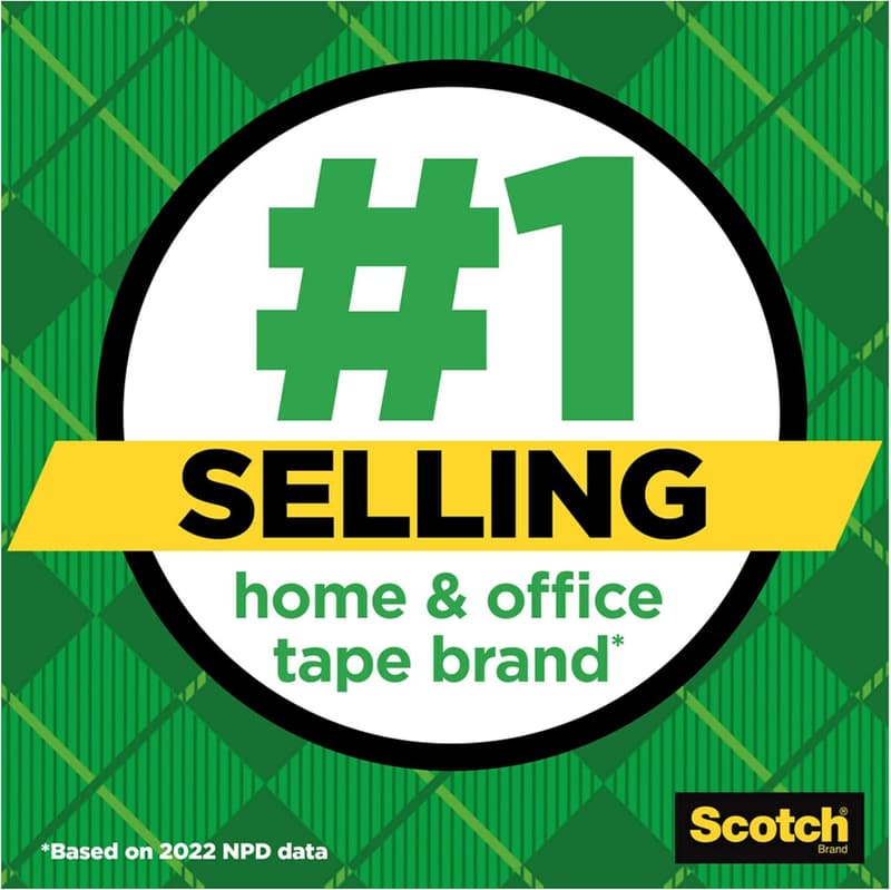 Invisible Scotch Magic Tape - 12 Rolls for Home and School