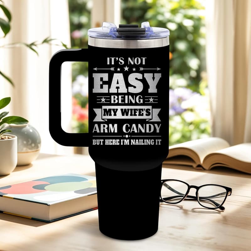 Appreciation Gift for Husband, Stainless Steel 40 Oz Tumbler