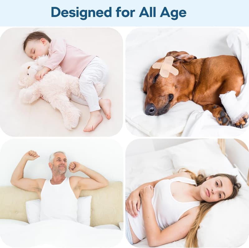 Large Reusable Incontinence Bed Pads - Quick Drying (4 Pack)
