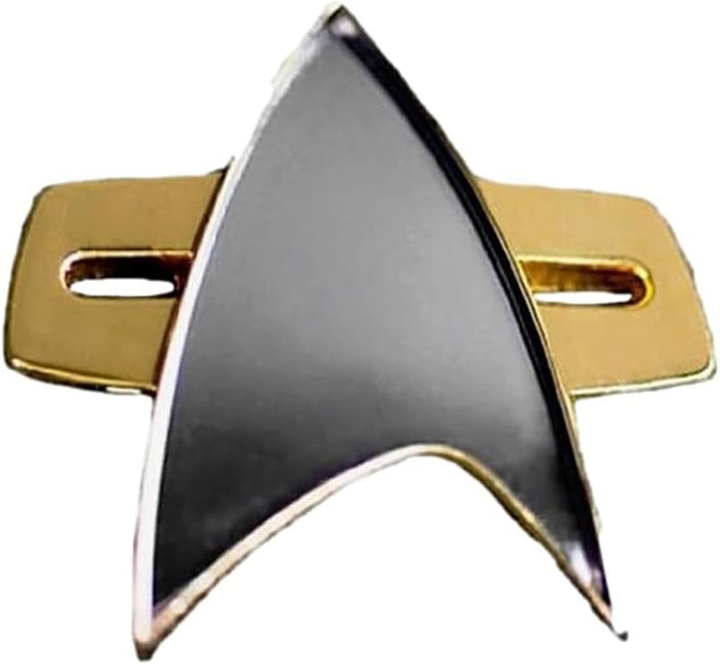 Star Trek Voyager Communicator Replica Gold Uniform Pin