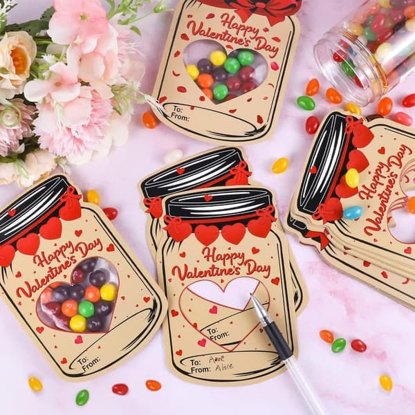 Kids' Valentine's Day Cards - 60 Pack Classroom Exchange
