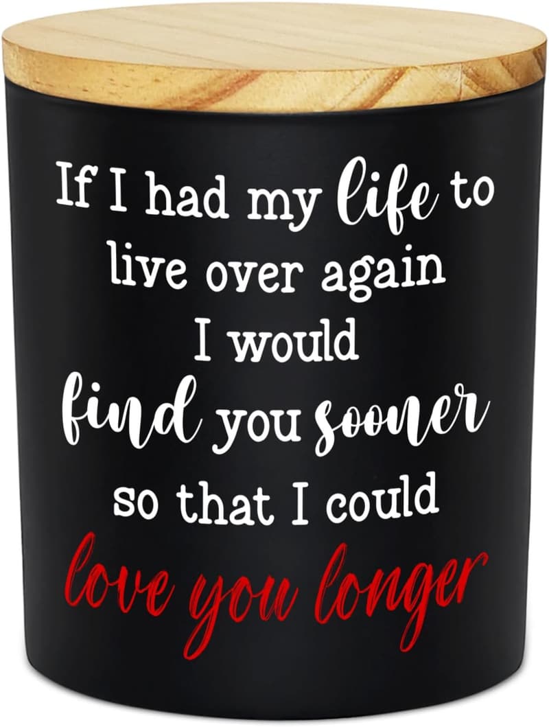 Anniversary Candle - 10 oz Vanilla Lavender for Couples