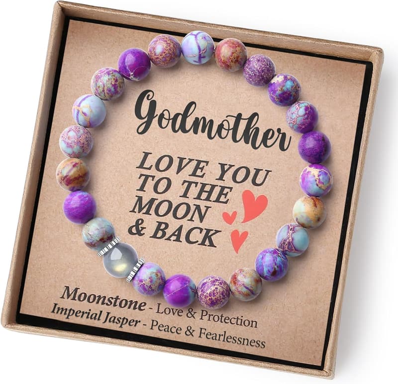 Gemstone Bracelet Gift for Women - Natural Stone Design