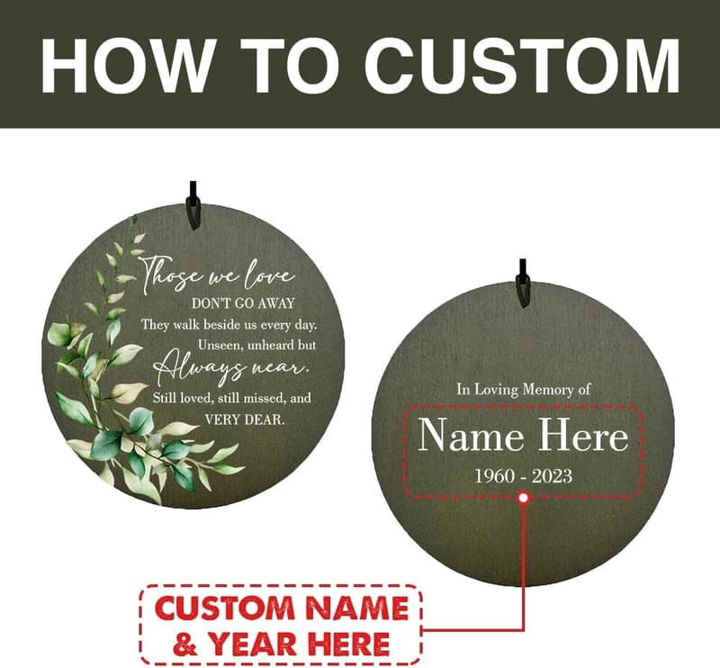 Sympathy Wind Chimes - Personalized Bereavement Gift (36